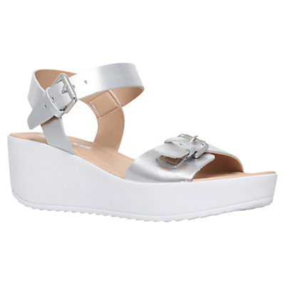 Miss KG Petunia Wedge Heeled Sandals, Silver Miss KG Petunia Wedge Heeled Sandals, Silver